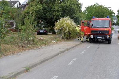 Frau ueberschlaegt sich alkoholisiert innerorts mit Cabrio und wird darunter eingeklemmt in Kernen-Rommelshausen